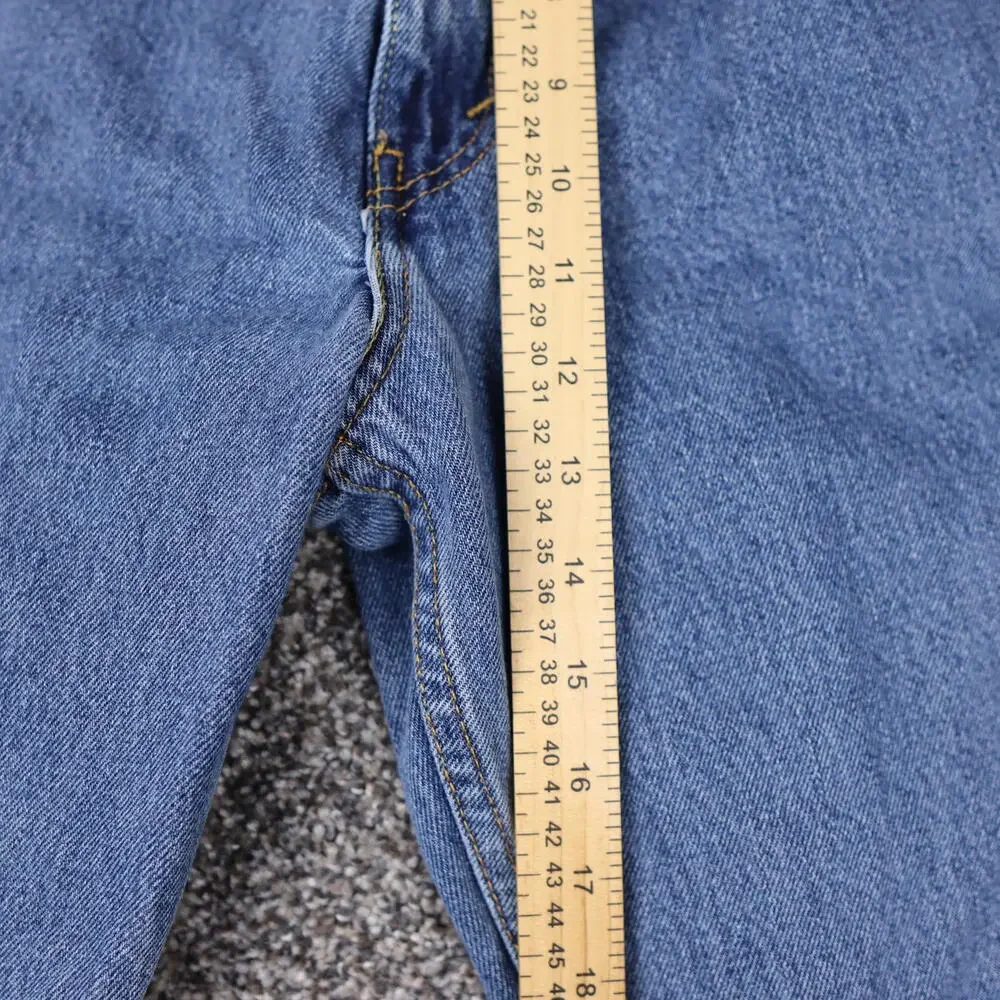 Levi 550 Relaxed Fit Tapered Leg Blue Denim Jeans Mens 40x29 Medium Wash Vintage